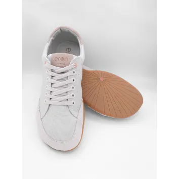 Erda Shoes Barfußsneaker Connect Silver Grey
