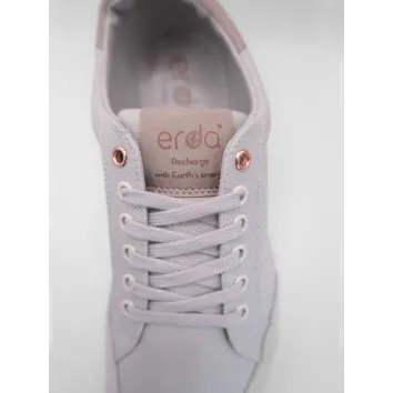 Erda Shoes Barfußsneaker Connect Silver Grey
