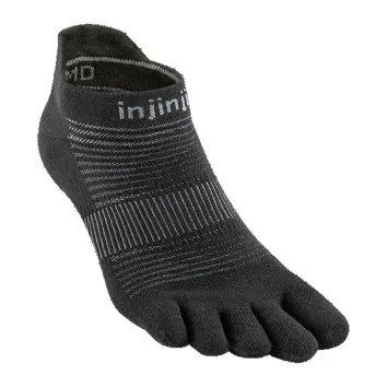 INJINJI RUN LIGHTWEIGHT NO-SHOW Black