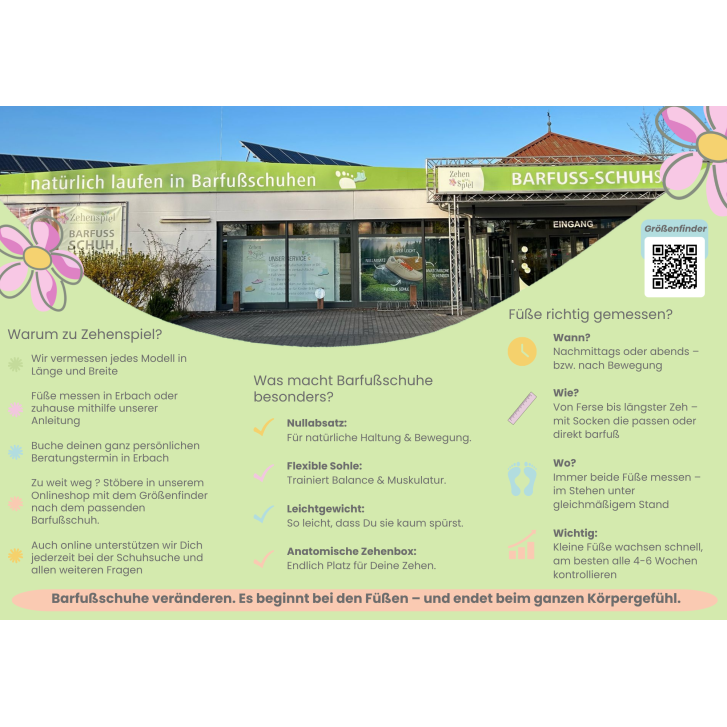 Zehenspiel Info Flyer