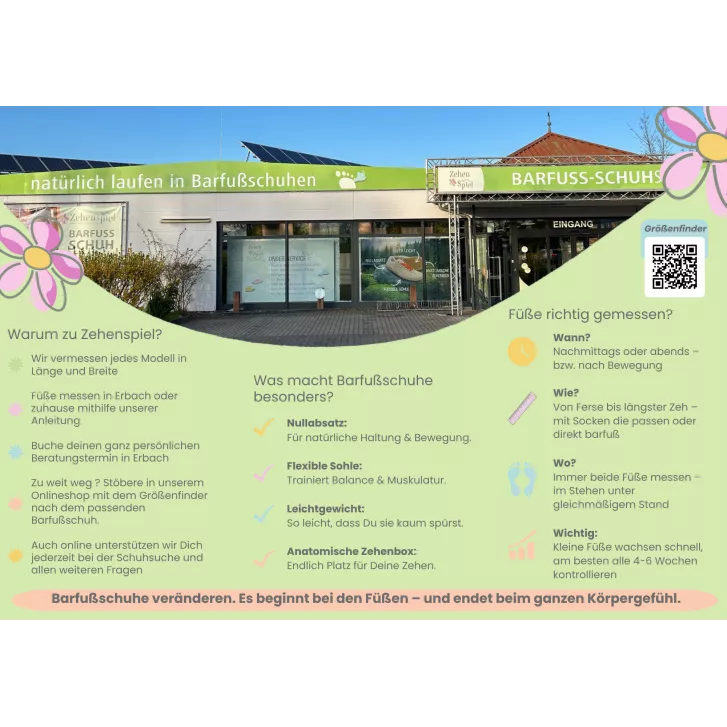 Zehenspiel Info Flyer