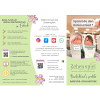 Zehenspiel Info Flyer