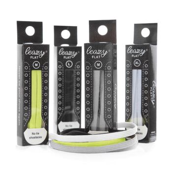 Leazy Flat Schnürsenkel - Blau, M