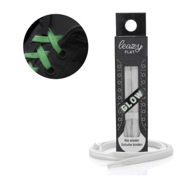 Leazy Flat Reflector Schnürsenkel Neongelb S