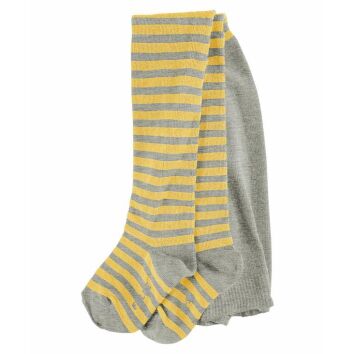 FALKE Stripe Baby Strumpfhose Storm Grey 80-92