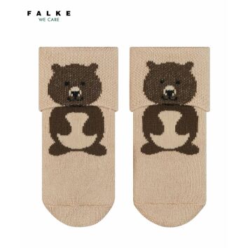 FALKE Cotton Catspads Bear Baby Socken Cafe Latte