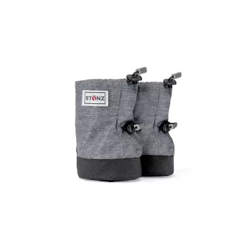 STONZ Baby Booties Heather Grey Small