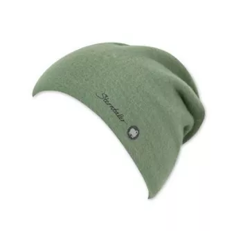 Sterntaler Slouch-Beanie aus Merinowolle Grün