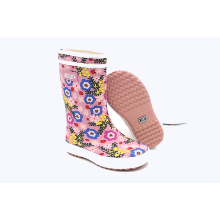 Aigle LOLLY POP Play 2 Regenstiefel Flower Power 24