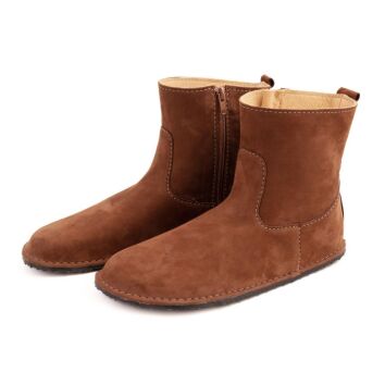 LUKSBarefoot Primavera Ankle-Boots Brown