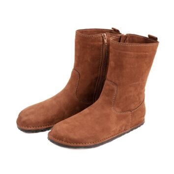 LUKSBarefoot Invierno Winter Ankle-Boots Brown 38