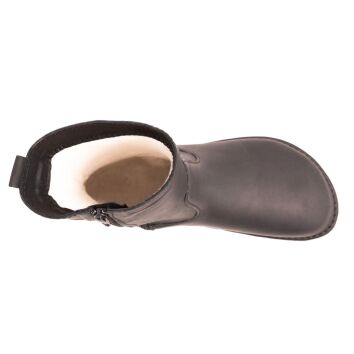 LUKSBarefoot Invierno Winter Ankle-Boots Black