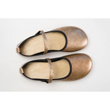 Ahinsa Shoes Ballerina Ananda Gold (V) 36