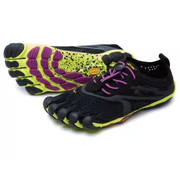 Vibram Fivefingers V-RUN Black Yellow Purple