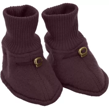 Mikk-Line Wool Footies Huckleberry