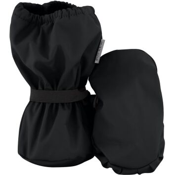 Mikk-Line Rain Footies Fleece Black 86