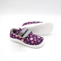 Beda Klettschuhe Textil VIOLET FLOWERS 25