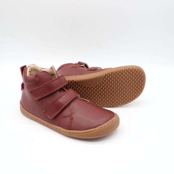 POLOLO Barefoot Halbschuh "ECO" Vegan Rot 29