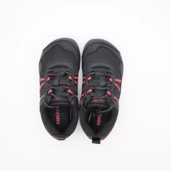 Xero Shoes PRIO KIDS Black Samba Red