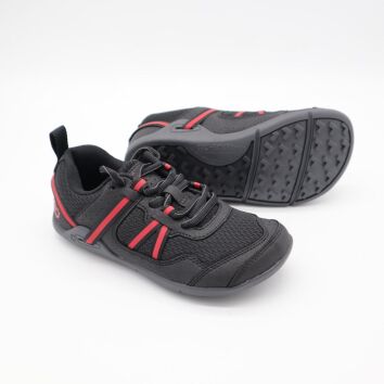 Xero Shoes PRIO KIDS Black Samba Red 30