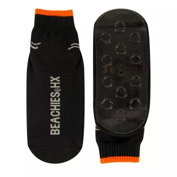 Beachies Strandsocke Basic Schwarz Orange