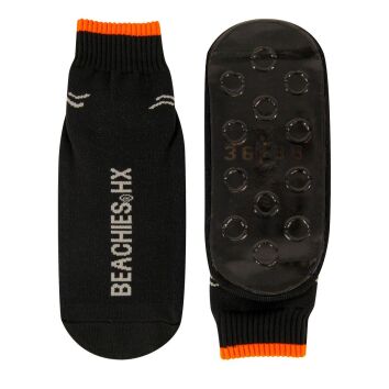 Beachies Strandsocke Basic Schwarz Orange 41-43