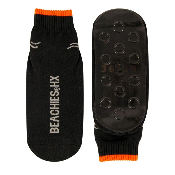Beachies Strandsocke Basic Schwarz Orange 43-45
