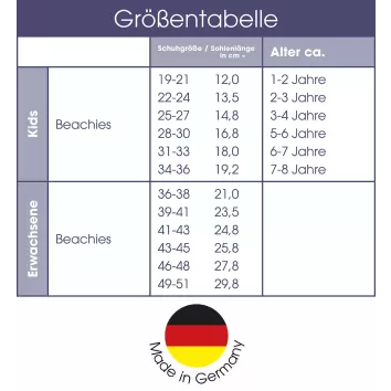 Beachies Strandsocke Basic LED Grün