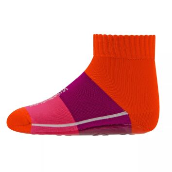 Beachies Strandsocke Blockringel Pink 22-24