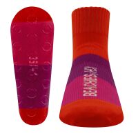 Beachies Strandsocke Blockringel Pink