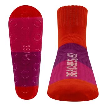 Beachies Strandsocke Blockringel Pink 36-38