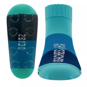 Beachies Strandsocke Blockringel Ultramarin 36-38