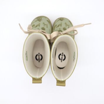 Mikk-Line Printed Wellies Lace Gummistiefel Desert Sage 27