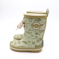 Mikk-Line Printed Wellies Lace Gummistiefel Desert Sage 27