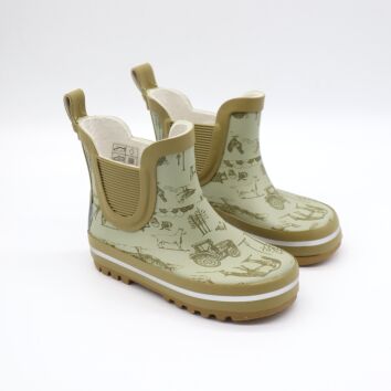 Mikk-Line Short Wellies AOP Desert Sage 22
