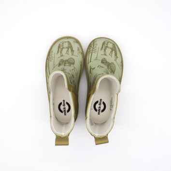 Mikk-Line Short Wellies AOP Desert Sage 22