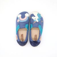 Living Kitzbühel Hausschuhe T-Modell Einhorn Blau 25