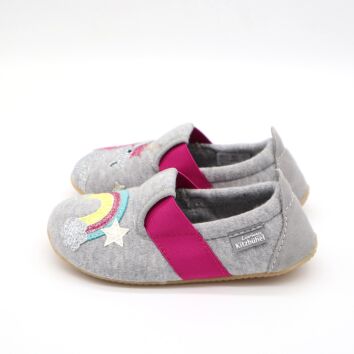 Living Kitzbühel Hausschuhe T-Modell Einhorn Grau 28