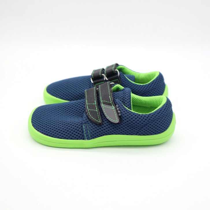 BEDA VELCRO MESH Sneaker BLUE LIME 30