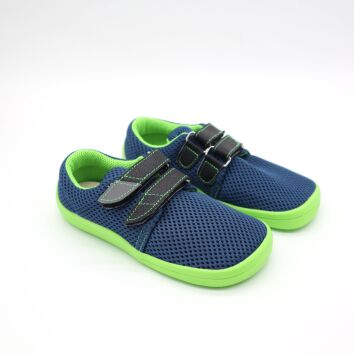 BEDA VELCRO MESH Sneaker BLUE LIME 30