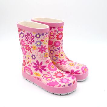 KOEL Gummistiefel Wellie Bare Multi Fuchsia Flowers 30