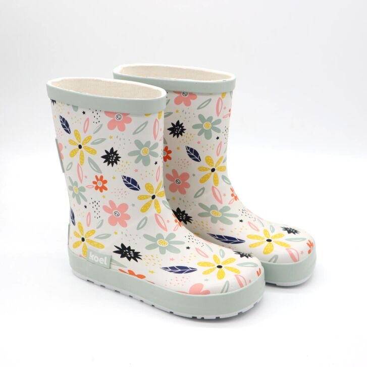 KOEL Gummistiefel Wini Bare Multi White Flowers 25