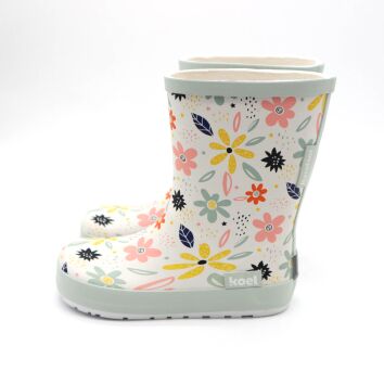 KOEL Gummistiefel Wellie Bare Multi White Flowers 29