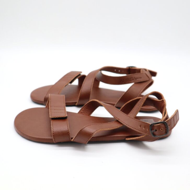 Ahinsa Shoes Damen Sandale Hava 2.0 Brown 37
