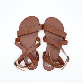 Ahinsa Shoes Damen Sandale Hava 2.0 Brown 38