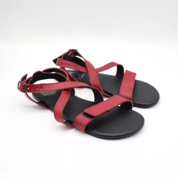Ahinsa Shoes Damen Sandale Hava 2.0 Burgundy