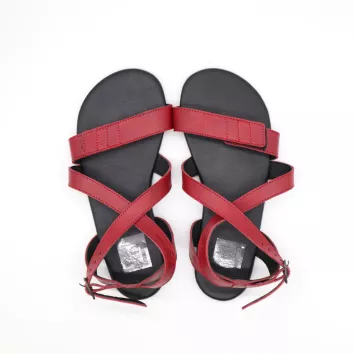 Ahinsa Shoes Damen Sandale Hava 2.0 Burgundy