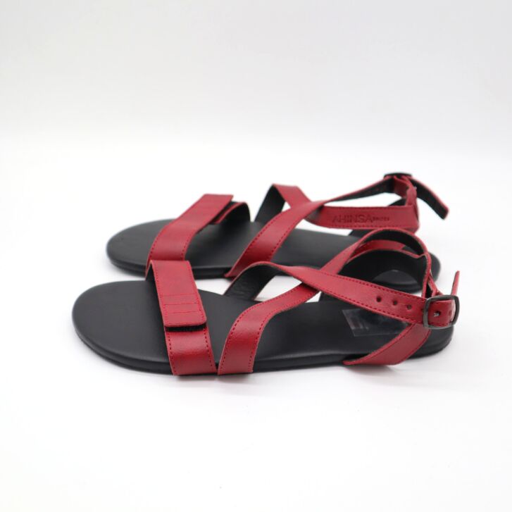 Ahinsa Shoes Damen Sandale Hava 2.0 Burgundy 38