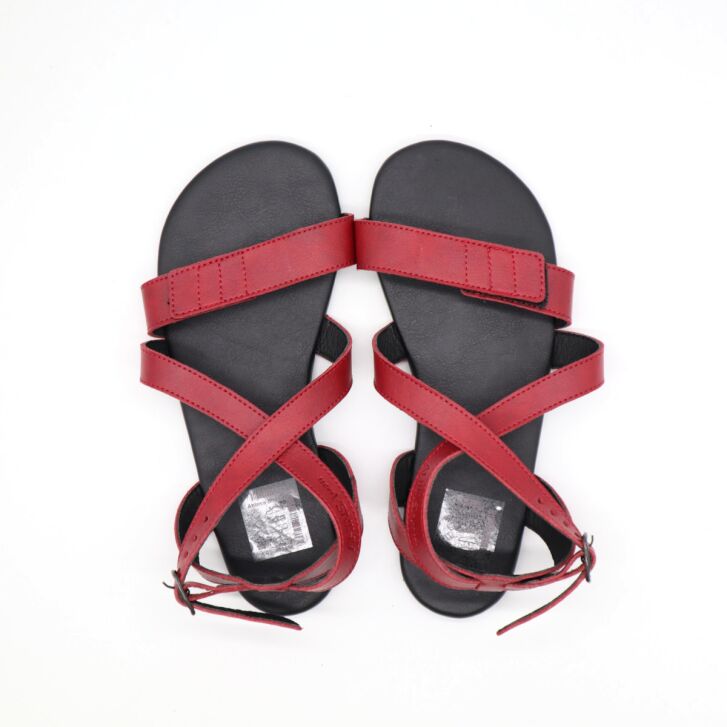 Ahinsa Shoes Damen Sandale Hava 2.0 Burgundy 40