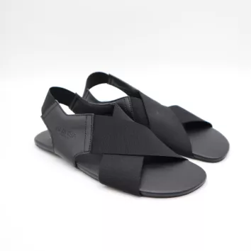 Ahinsa Shoes Damen Sandale Suna Black